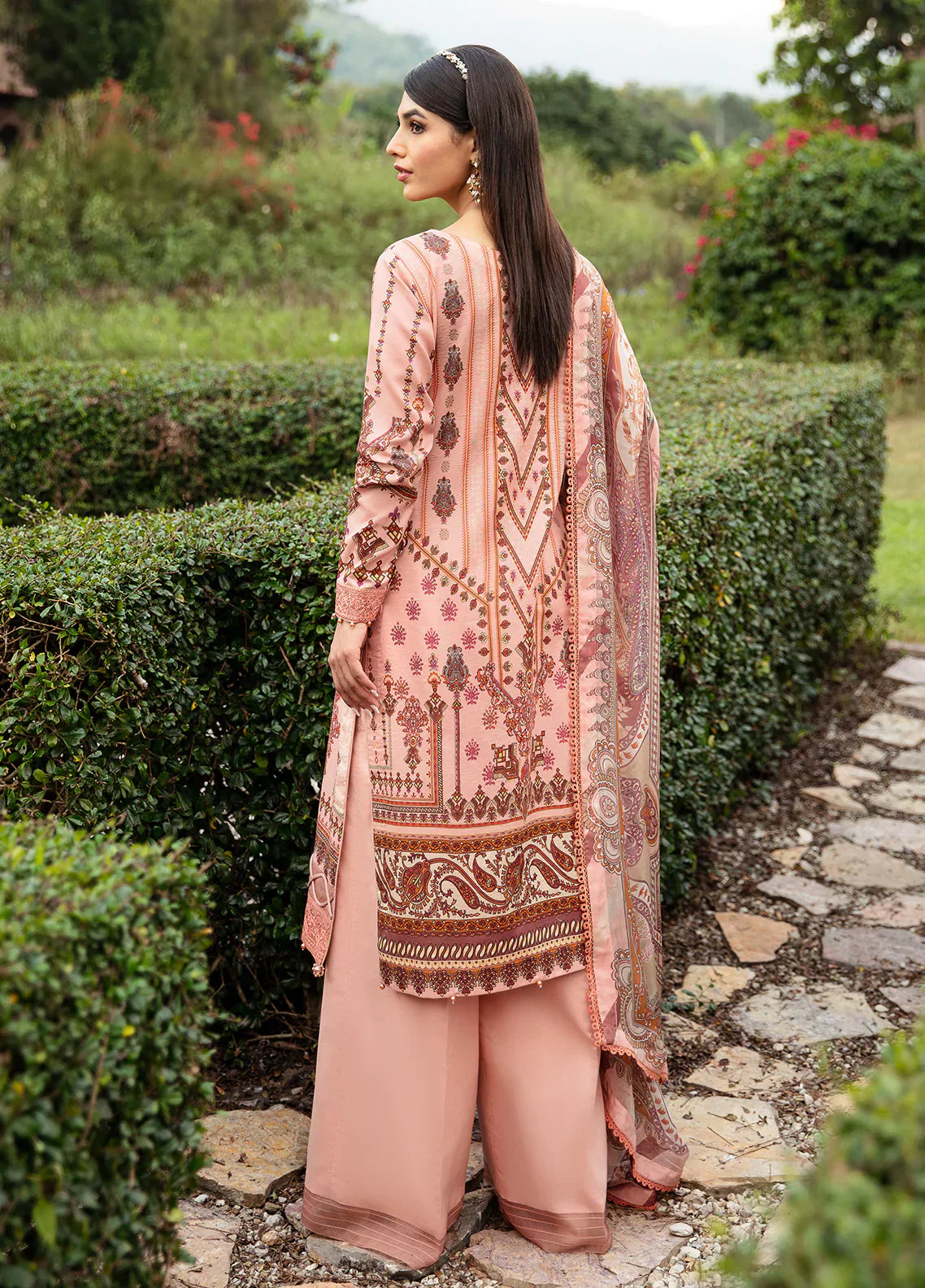 Gulaal | Springtime Ballet | HESTIA (GL-L-24V1-12) - Ladies Clothes - Maria Faisal