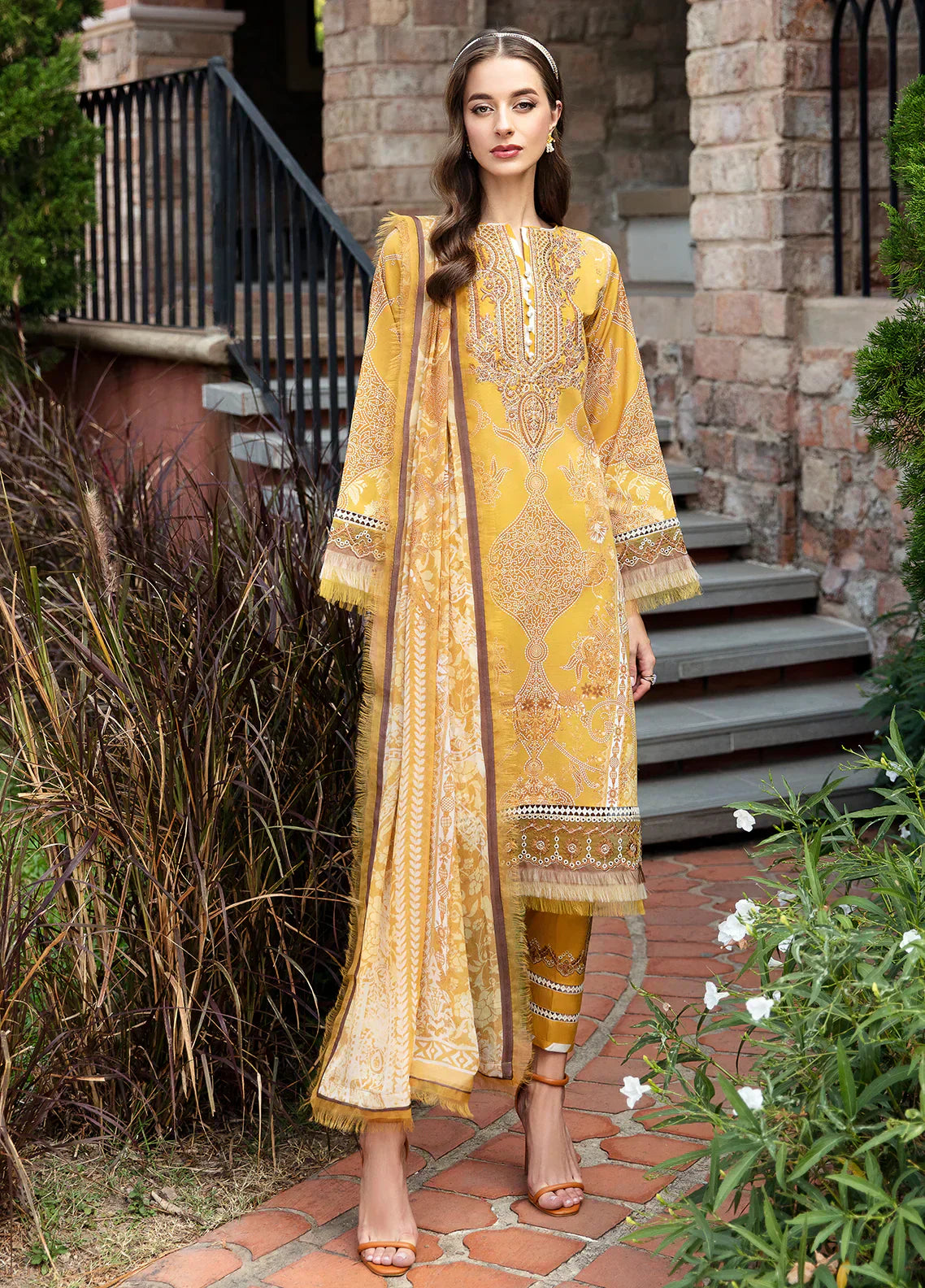 Gulaal | Springtime Ballet | CEYDA (GL-L-24V1-02) - Ladies Clothes - Maria Faisal