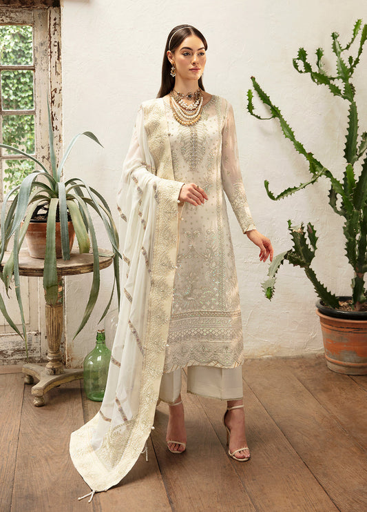 Gulaal | Embroidered Chiffon Eid Collection | ASTERIA - Waniyas