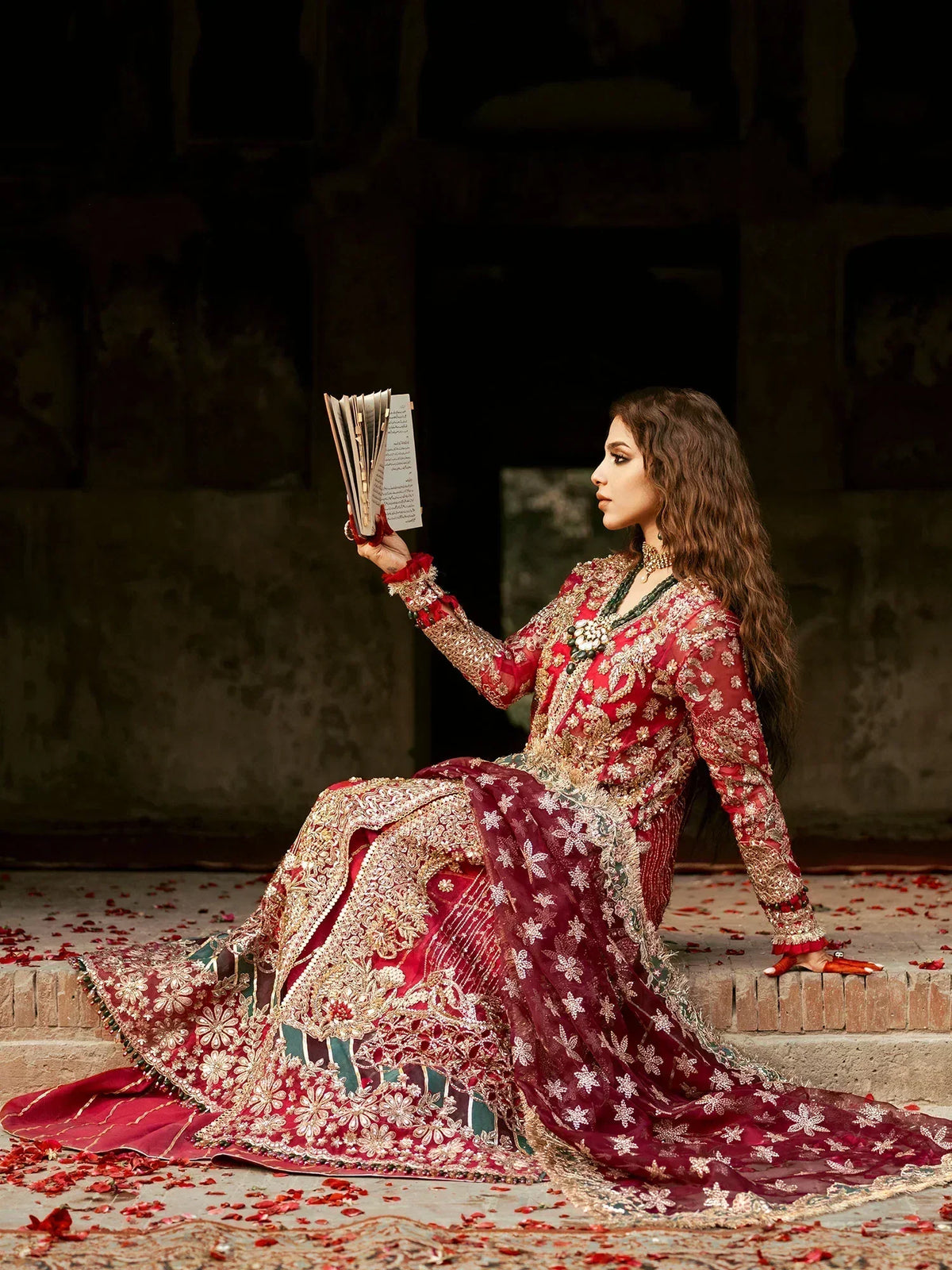 Maryam Hussain | Gulaab Wedding Formals 24 | Ishq - Ladies Clothes - Maria Faisal