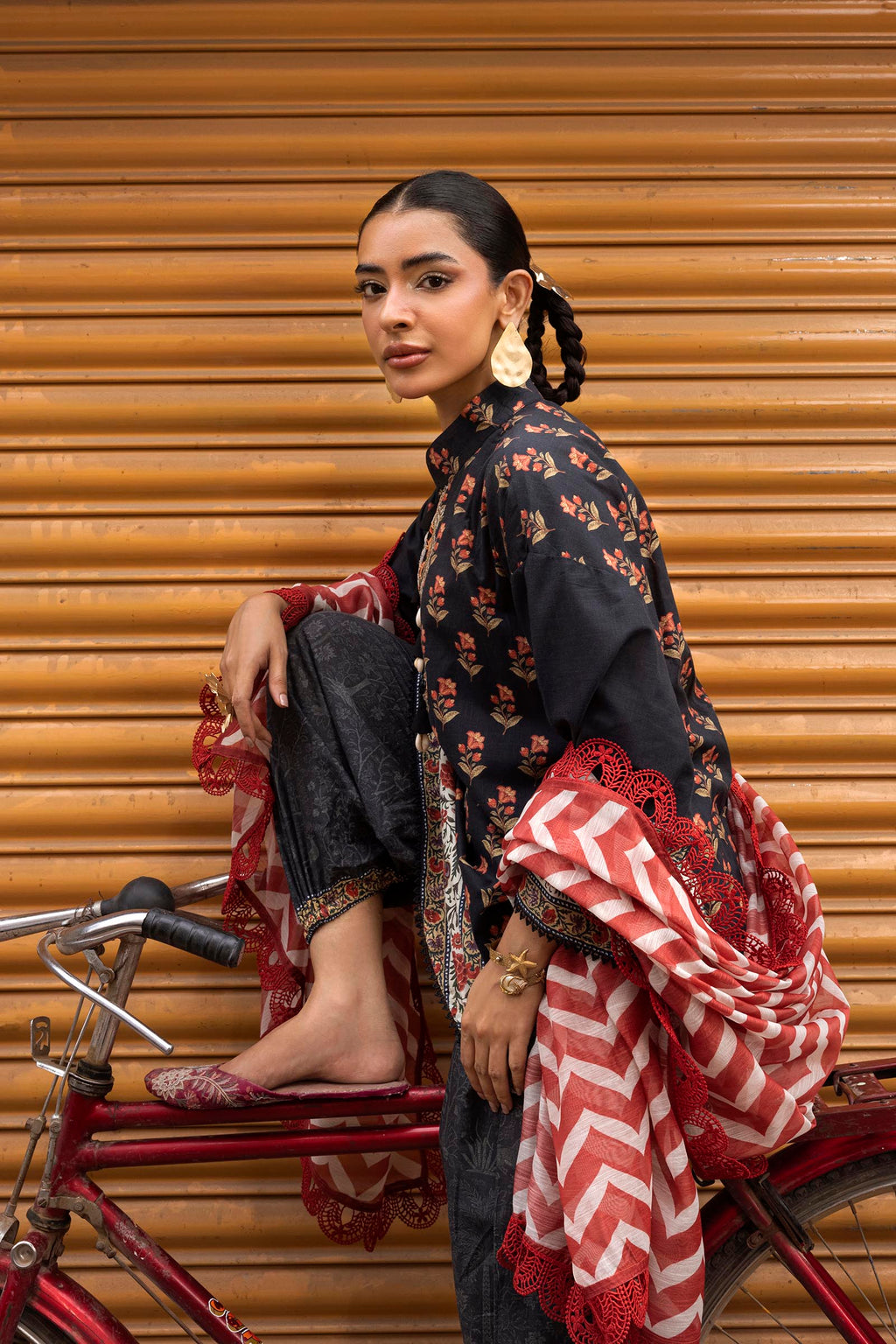 Sana Safinaz | Mahay Summer 26 | H264-002A-3CG - Luxury Dress - available at Maria Faisal in UK and USA.