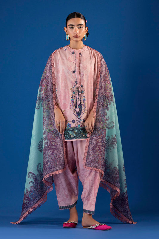 Sana Safinaz | Mahay Summer 26 | H264-003A-3AG - Luxury Dress - available at Maria Faisal in UK and USA.