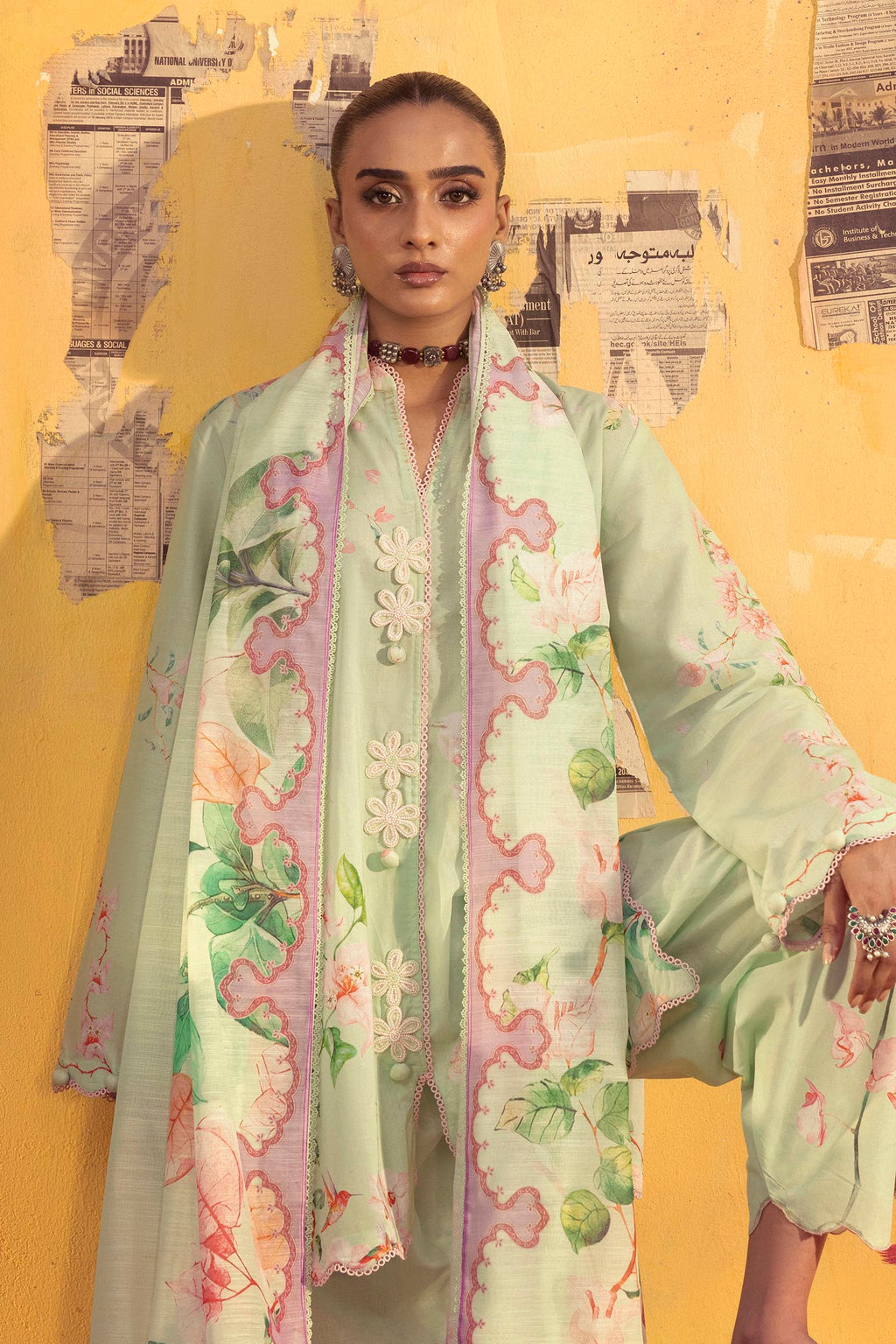 Sana Safinaz | Mahay Summer 26 |S-11 - Luxury Dress - available at Maria Faisal in UK and USA.