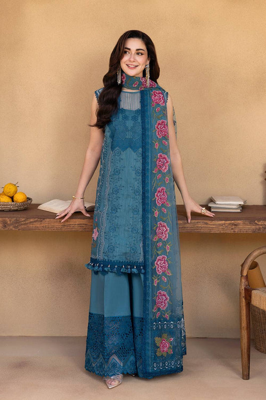 Saira Rizwan | Luxury Lawn 25 | ALMA-SRL25-12 by Maria Faisal - Registered Vendor of : Saira Rizwan - type : Ladies Clothes - 100% original wedding dresses