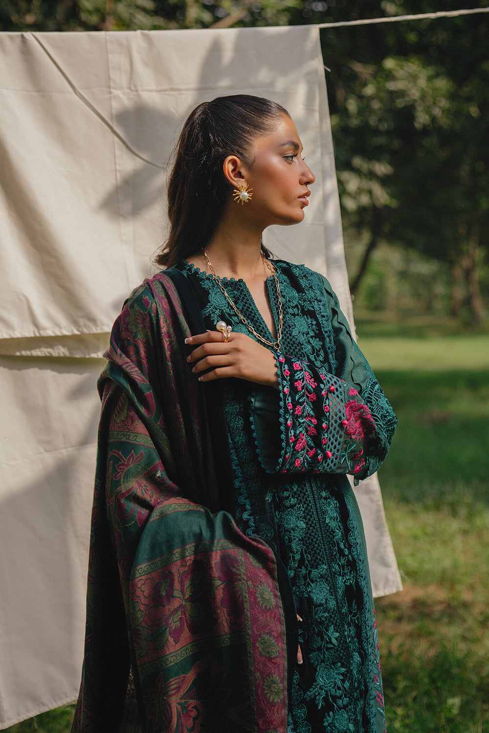 Saira Rizwan | Winter 2024 | DEA-SRW24-01 - Ladies Clothes - Maria Faisal