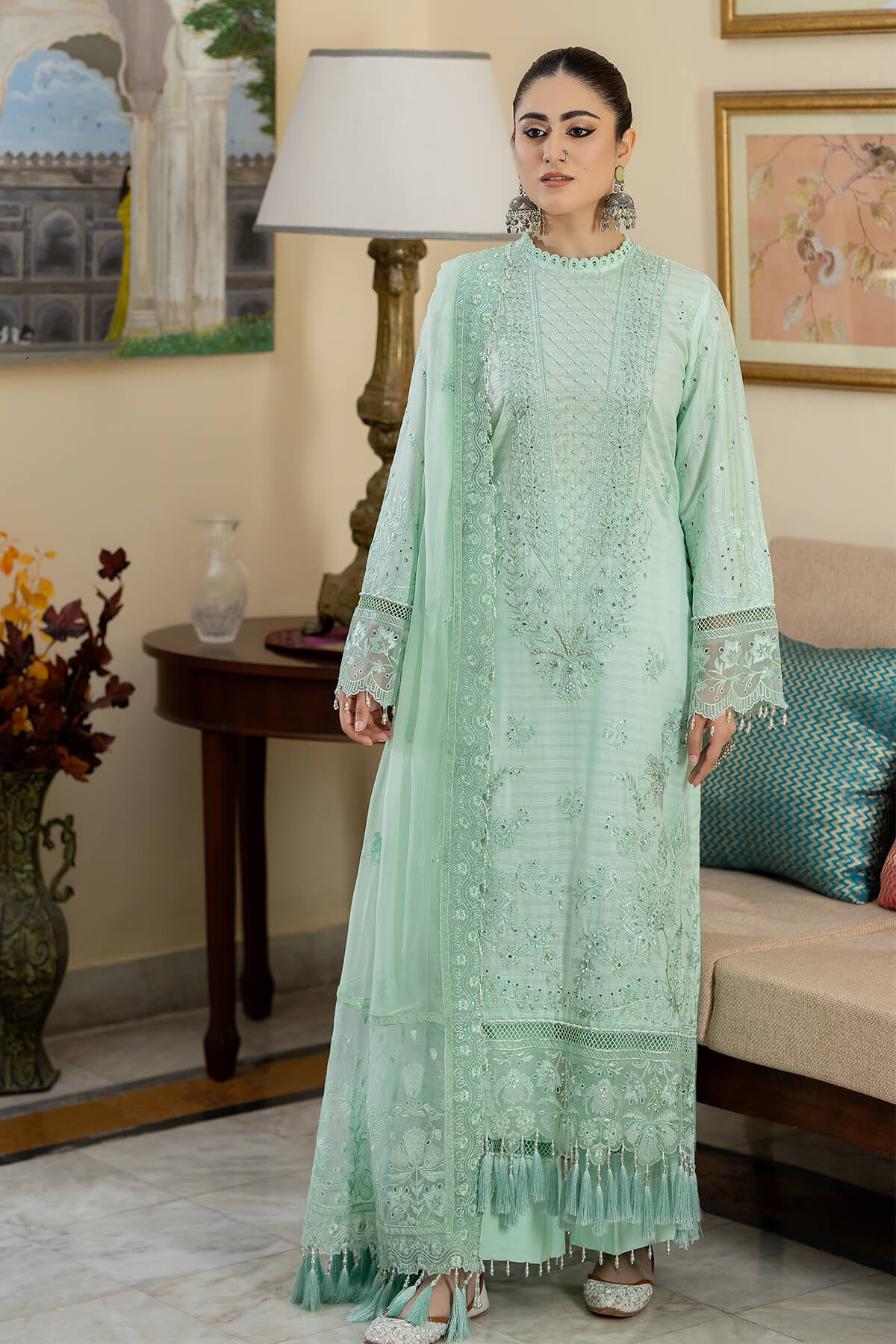 Raeesa Premium | Kimora Lawn Collection | Kimora | HL-15 Aysel - Ladies Clothes - Maria Faisal