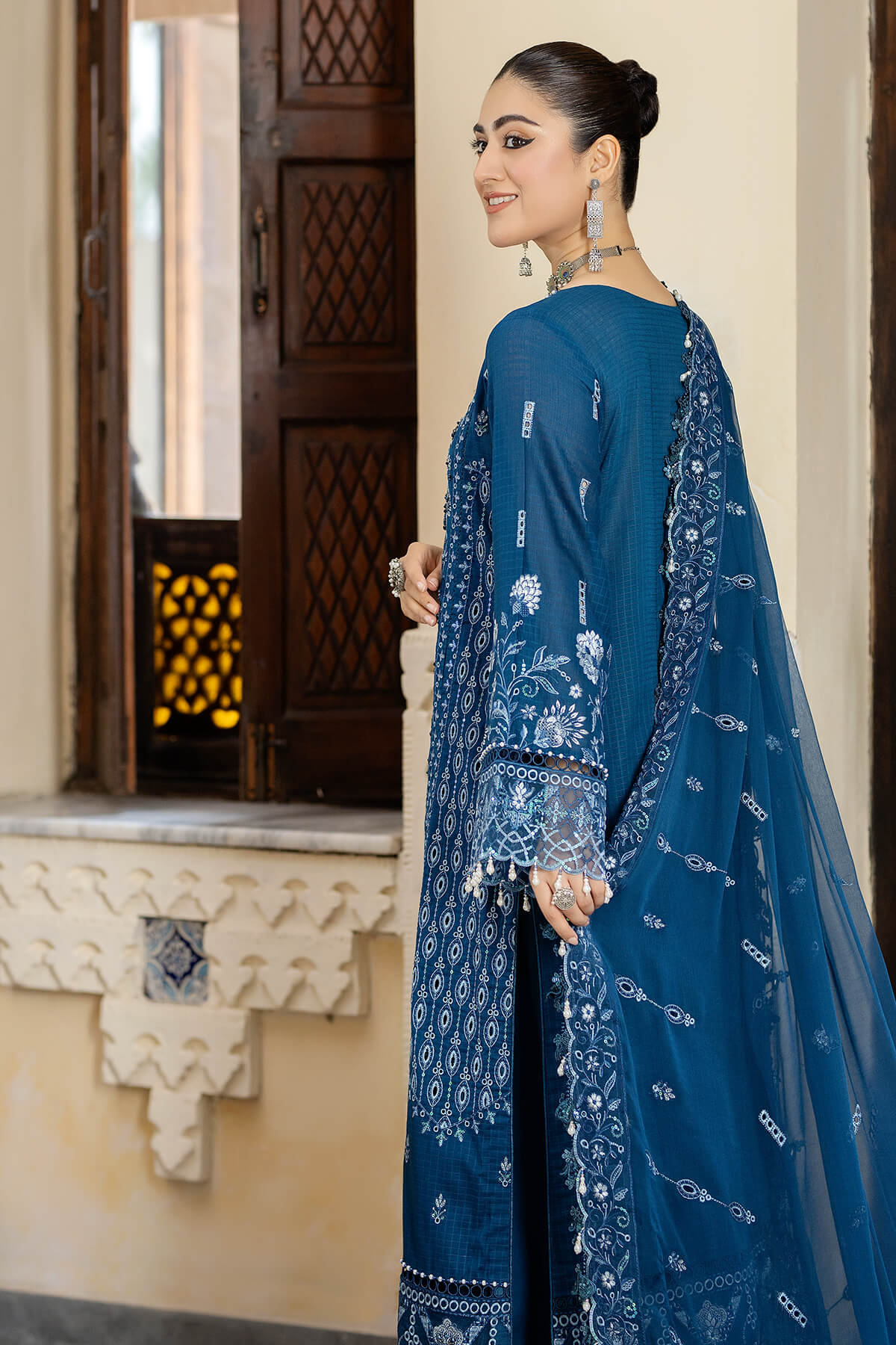 Raeesa Premium | Kimora Lawn Collection | Kimora | HL-19 Farheen - Ladies Clothes - Maria Faisal