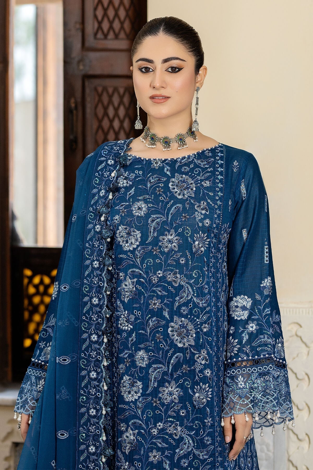 Raeesa Premium | Kimora Lawn Collection | Kimora | HL-19 Farheen - Ladies Clothes - Maria Faisal