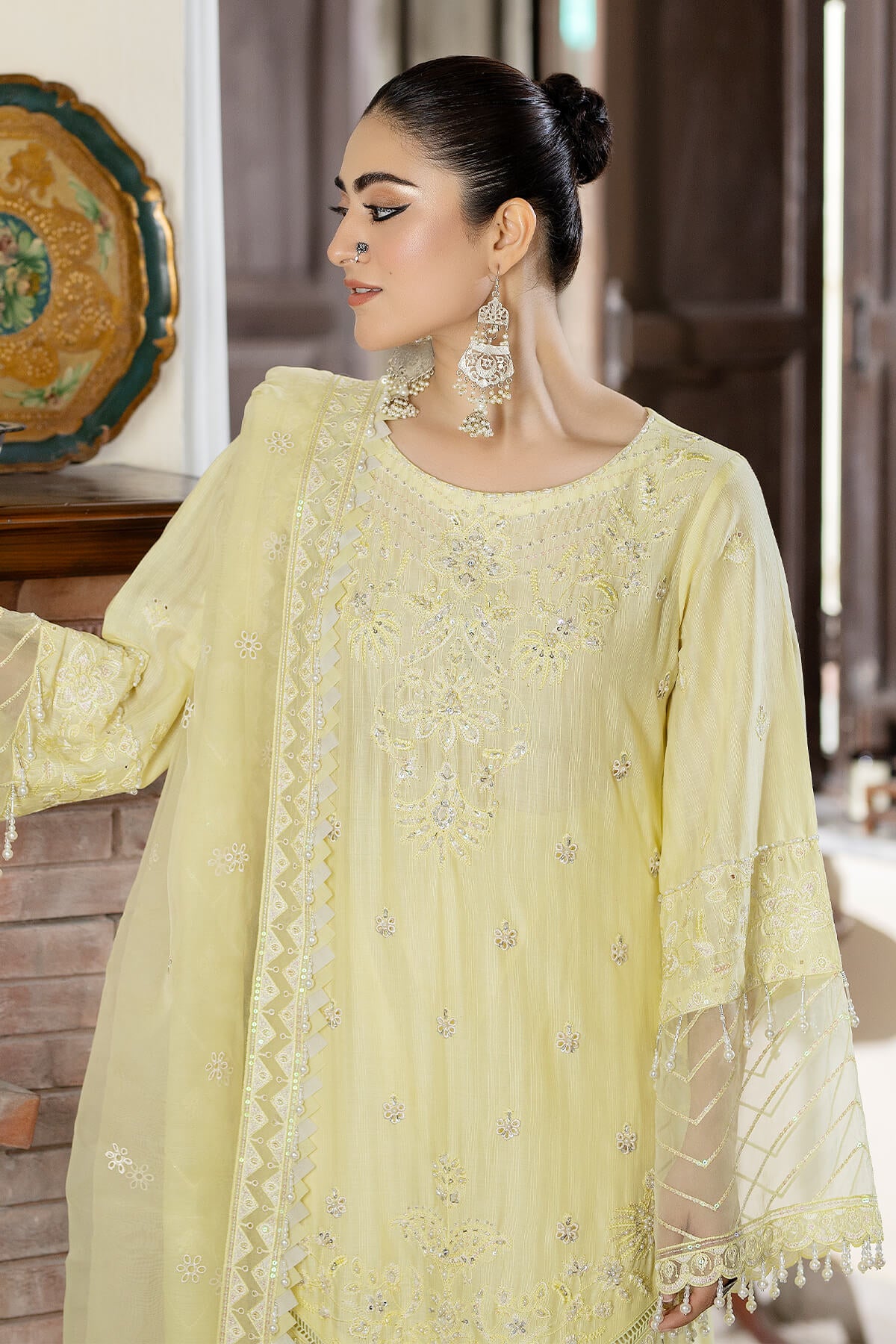 Raeesa Premium | Kimora Lawn Collection | Kimora | HL-20 Sunbul - Ladies Clothes - Maria Faisal