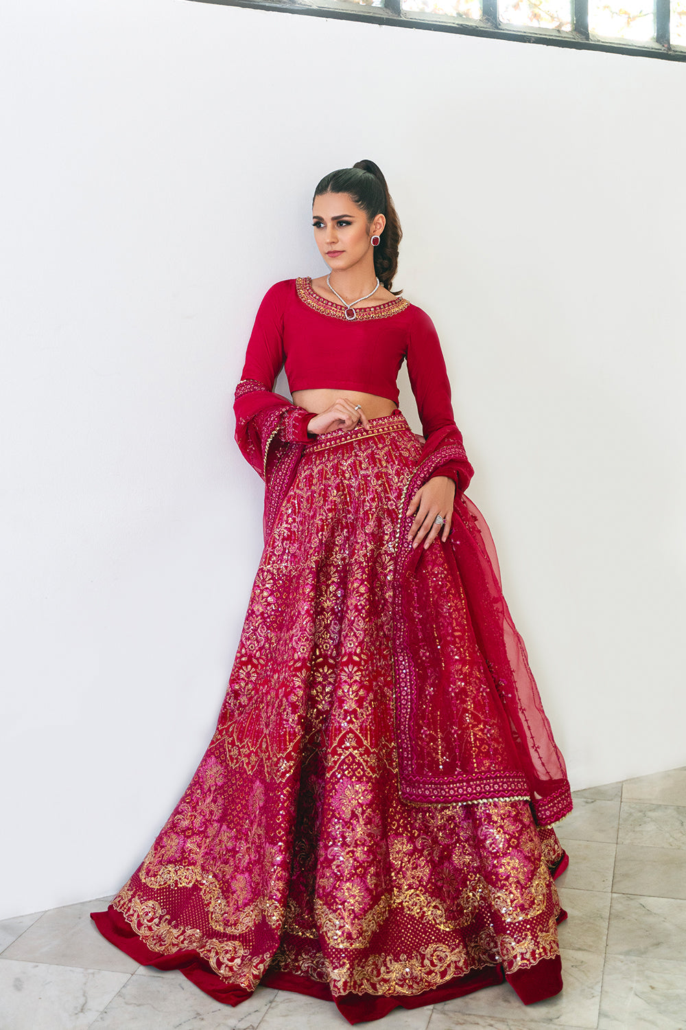 Saira Rizwan | Naqsh Festive | SRN24-04 Sharmas - Wedding Dress - Maria Faisal