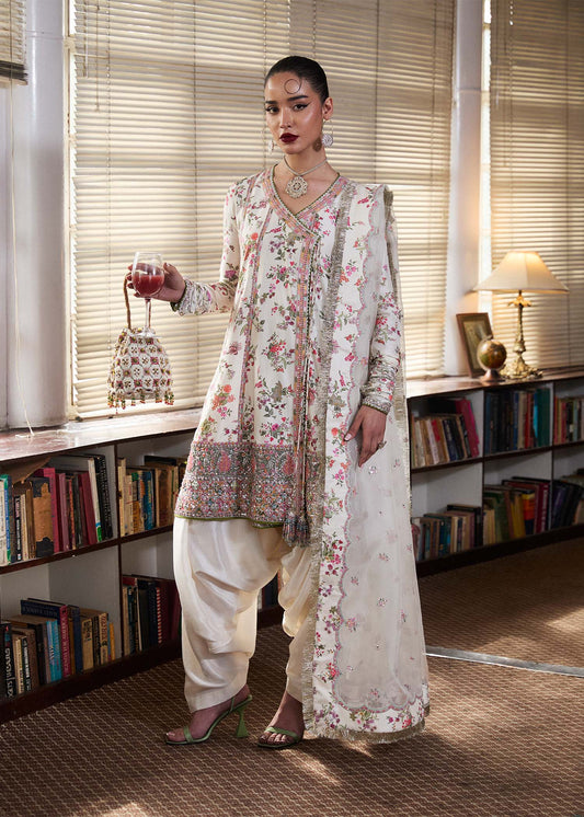 Hussain Rehar | SS Luxury Pret 25 | Inara by Maria Faisal - Registered Vendor of : Hussain Rehar - type : Ladies Clothes - 100% original wedding dresses