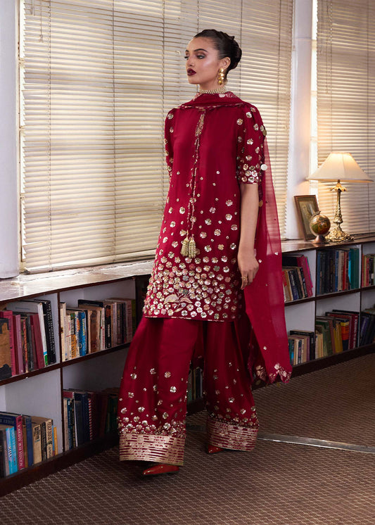 Hussain Rehar | SS Luxury Pret 25 | Rasp by Maria Faisal - Registered Vendor of : Hussain Rehar - type : Ladies Clothes - 100% original wedding dresses