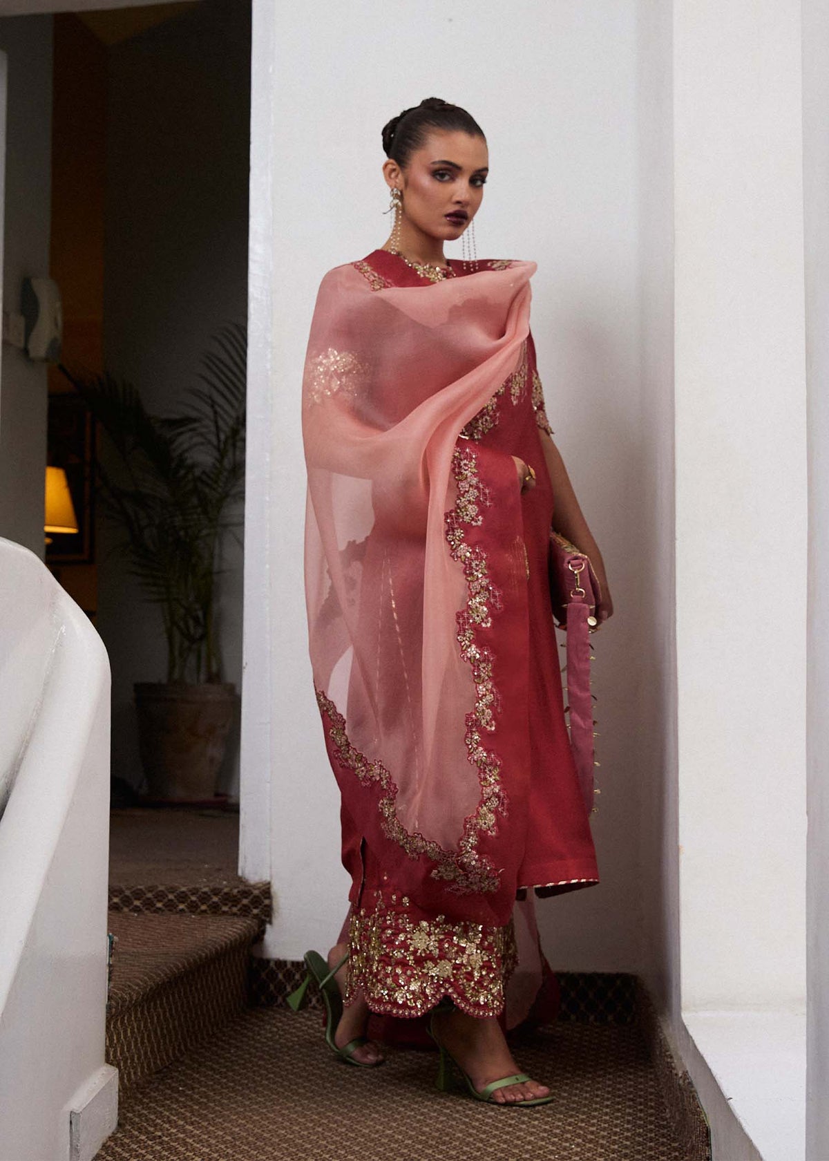 Hussain Rehar | SS Luxury Pret 25 | Tram by Maria Faisal - Registered Vendor of : Hussain Rehar - type : Ladies Clothes - 100% original wedding dresses