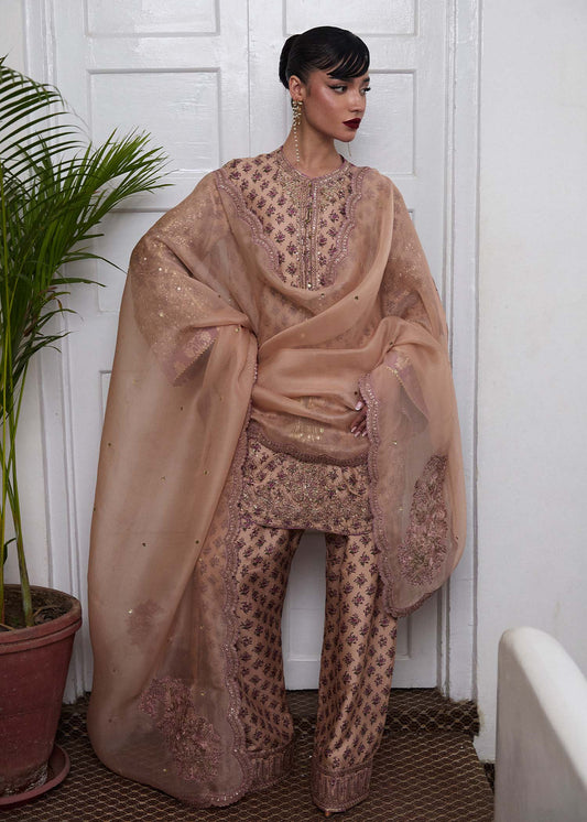 Hussain Rehar | SS Luxury Pret 25 | Fran by Maria Faisal - Registered Vendor of : Hussain Rehar - type : Ladies Clothes - 100% original wedding dresses