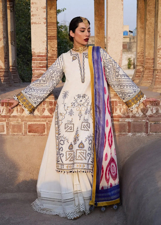 Hussain Rehar | Nirmal SS 25 | Motia by Maria Faisal - Registered Vendor of : Hussain Rehar - type : Ladies Clothes - 100% original wedding dresses