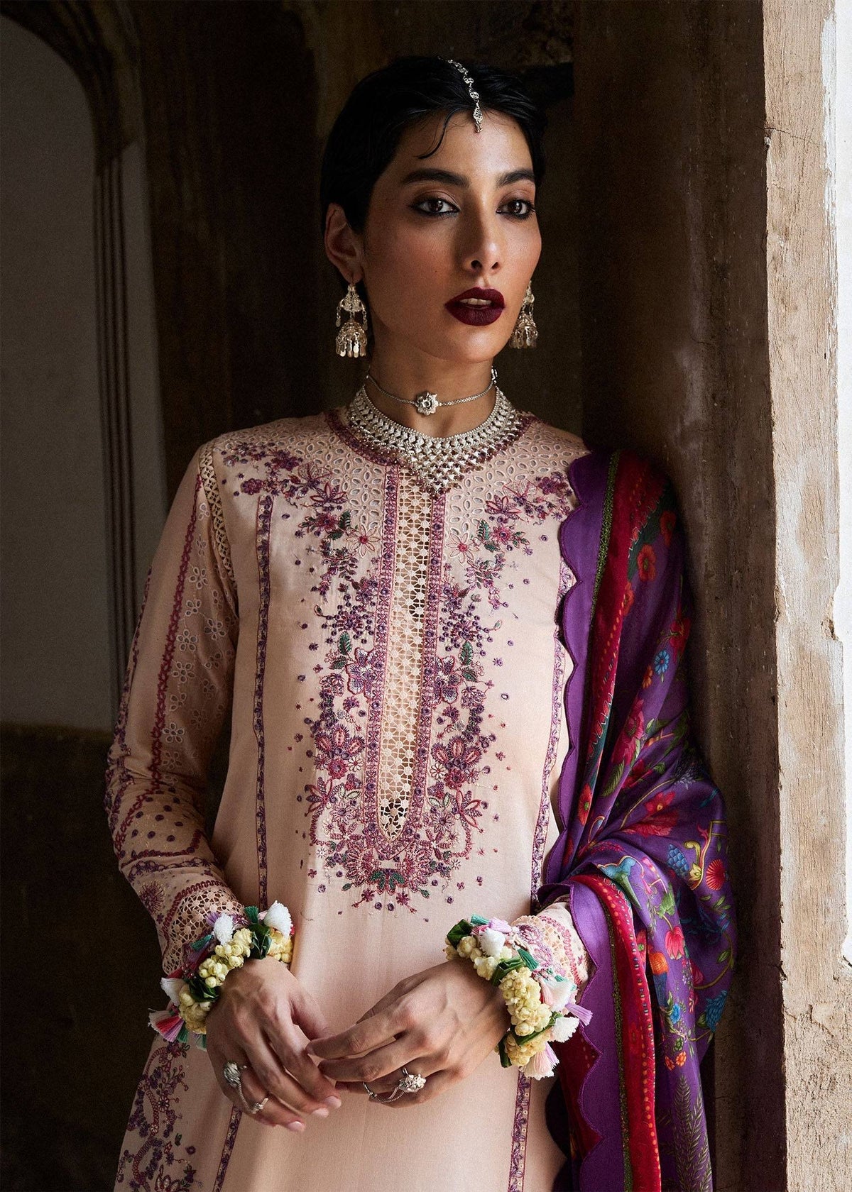Hussain Rehar | Nirmal SS 25 | Lehr by Maria Faisal - Registered Vendor of : Hussain Rehar - type : Ladies Clothes - 100% original wedding dresses
