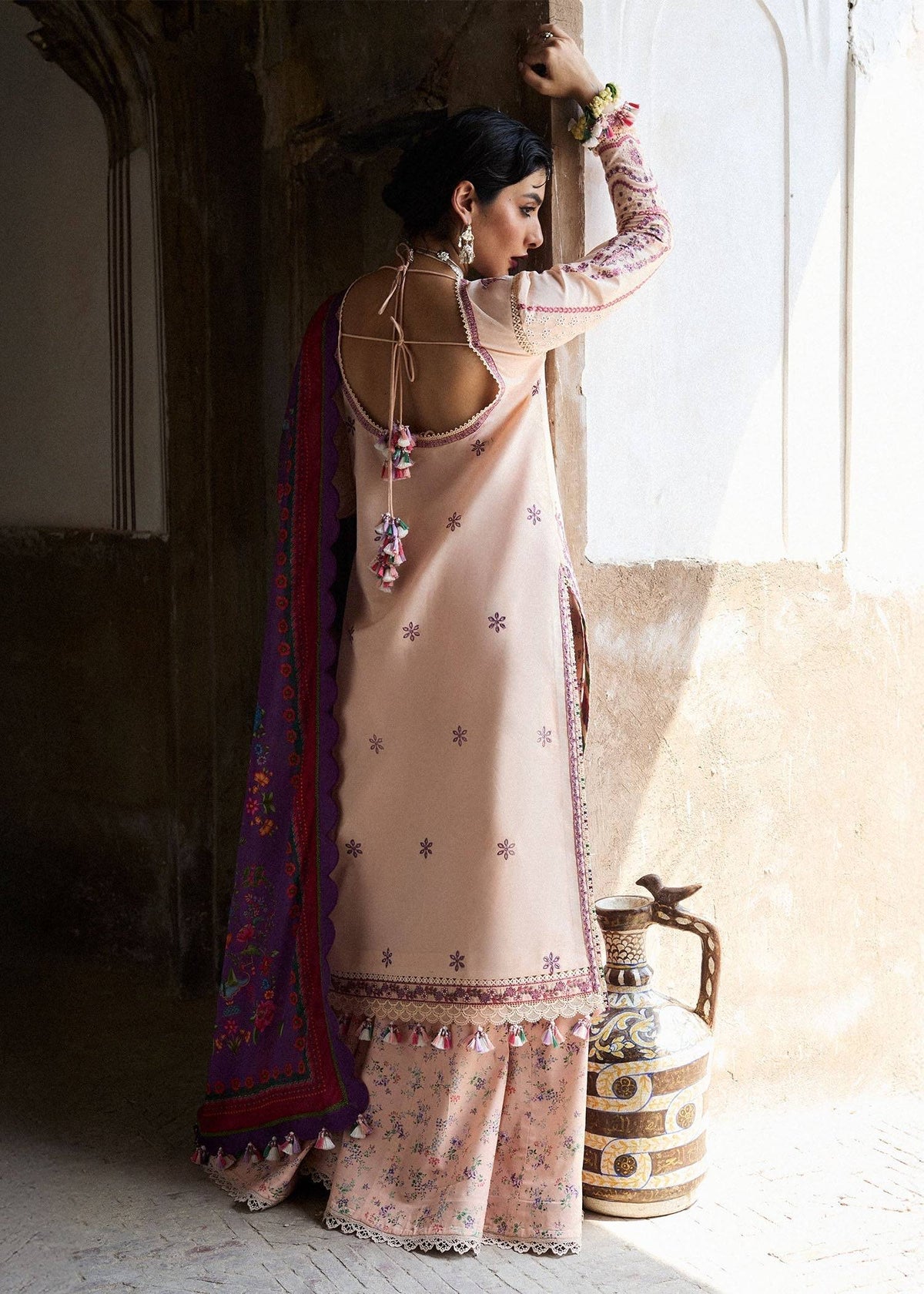 Hussain Rehar | Nirmal SS 25 | Lehr by Maria Faisal - Registered Vendor of : Hussain Rehar - type : Ladies Clothes - 100% original wedding dresses