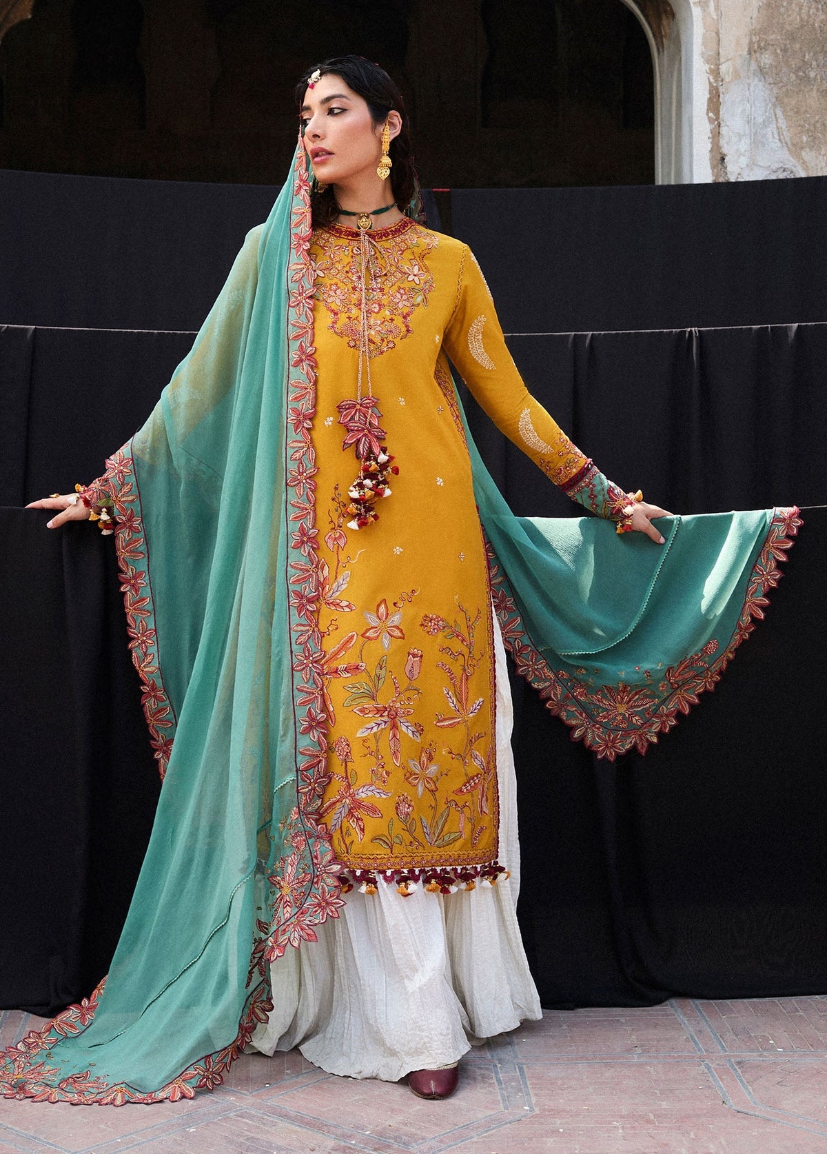 Hussain Rehar | Nirmal SS 25 | Masam by Maria Faisal - Registered Vendor of : Hussain Rehar - type : Ladies Clothes - 100% original wedding dresses