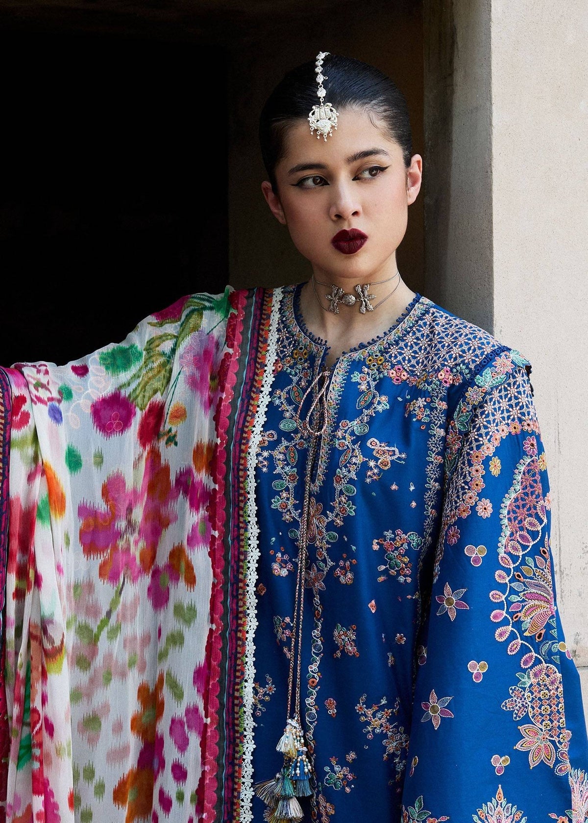 Hussain Rehar | Nirmal SS 25 | Zarqa by Maria Faisal - Registered Vendor of : Hussain Rehar - type : Ladies Clothes - 100% original wedding dresses