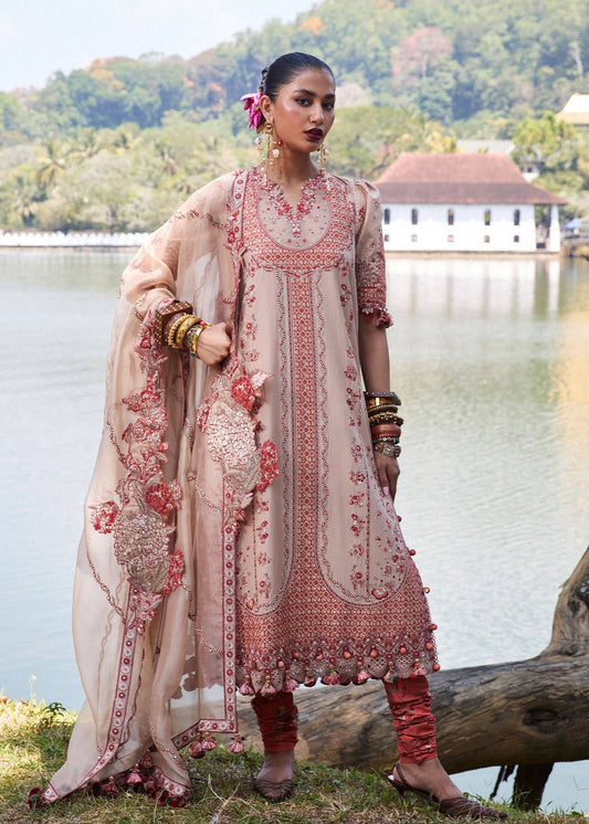Hussain Rehar | Luxury Lawn 25 | Mari by Maria Faisal - Registered Vendor of : Hussain Rehar - type : Ladies Clothes - 100% original wedding dresses