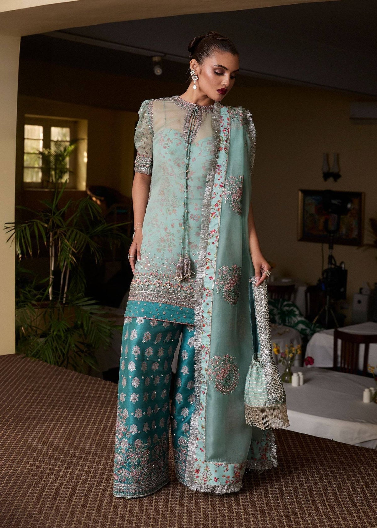 Hussain Rehar | SS Luxury Pret 25 | Artes by Maria Faisal - Registered Vendor of : Hussain Rehar - type : Ladies Clothes - 100% original wedding dresses