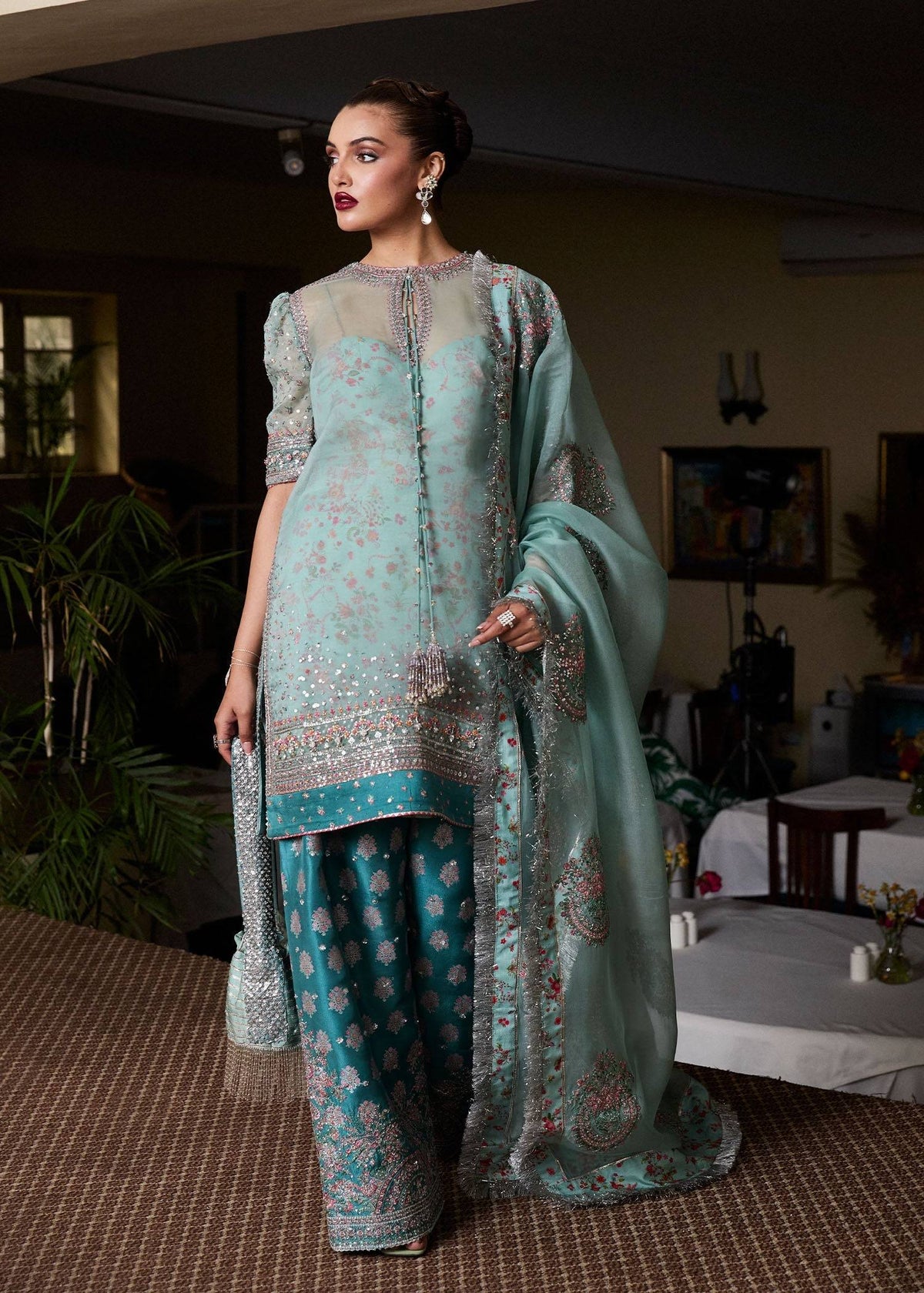 Hussain Rehar | SS Luxury Pret 25 | Artes by Maria Faisal - Registered Vendor of : Hussain Rehar - type : Ladies Clothes - 100% original wedding dresses