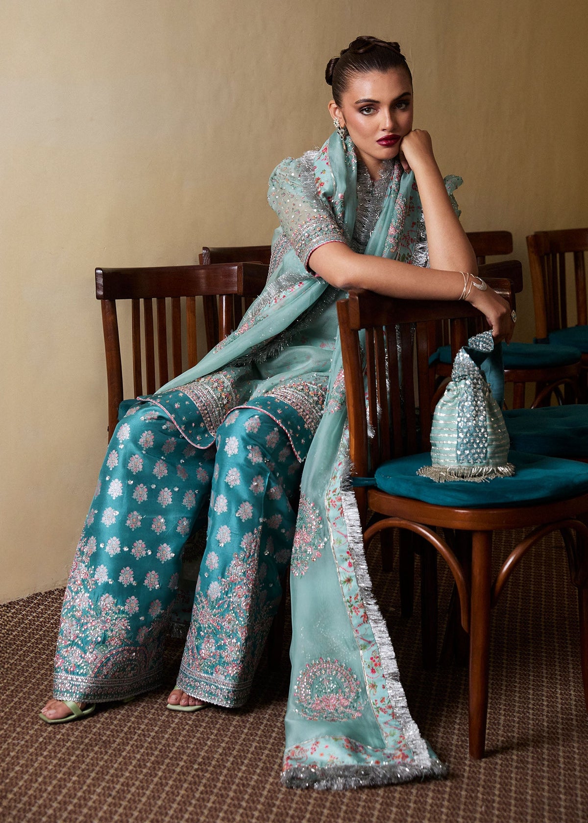 Hussain Rehar | SS Luxury Pret 25 | Artes by Maria Faisal - Registered Vendor of : Hussain Rehar - type : Ladies Clothes - 100% original wedding dresses