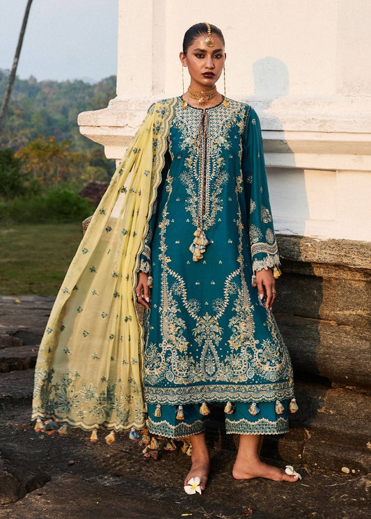 Hussain Rehar | Luxury Lawn 25 | Eupic by Maria Faisal - Registered Vendor of : Hussain Rehar - type : Ladies Clothes - 100% original wedding dresses