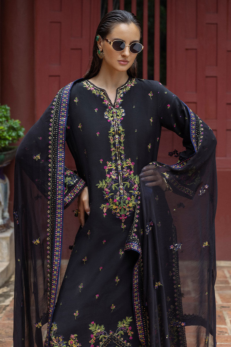 Mushq | Nuvera Raw Silk | Onyxa - Ladies Clothes - Maria Faisal