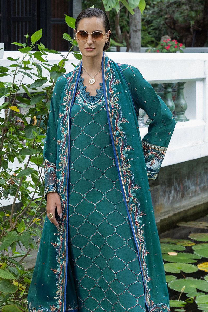 Mushq | Nuvera Raw Silk | Valene - Ladies Clothes - Maria Faisal
