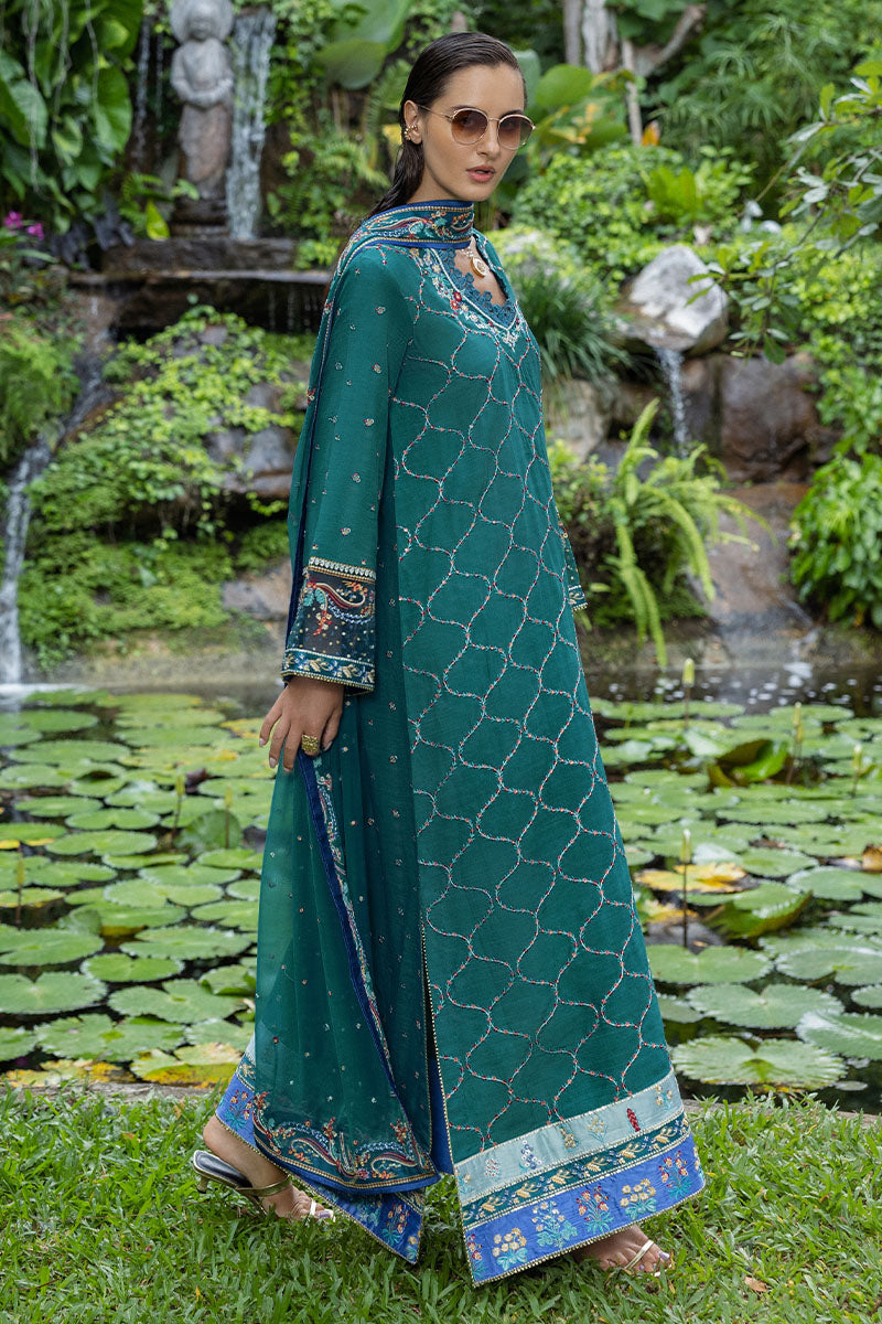 Mushq | Nuvera Raw Silk | Valene - Ladies Clothes - Maria Faisal