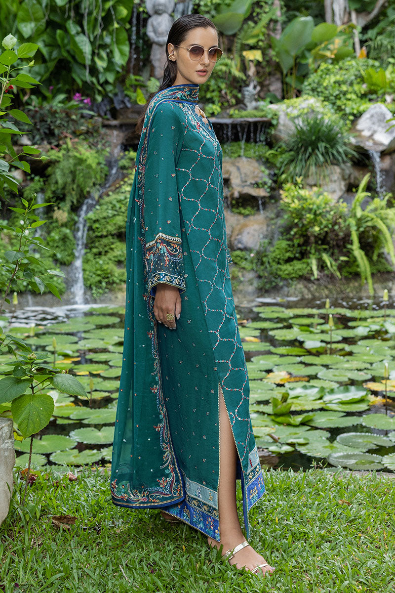 Mushq | Nuvera Raw Silk | Valene - Ladies Clothes - Maria Faisal