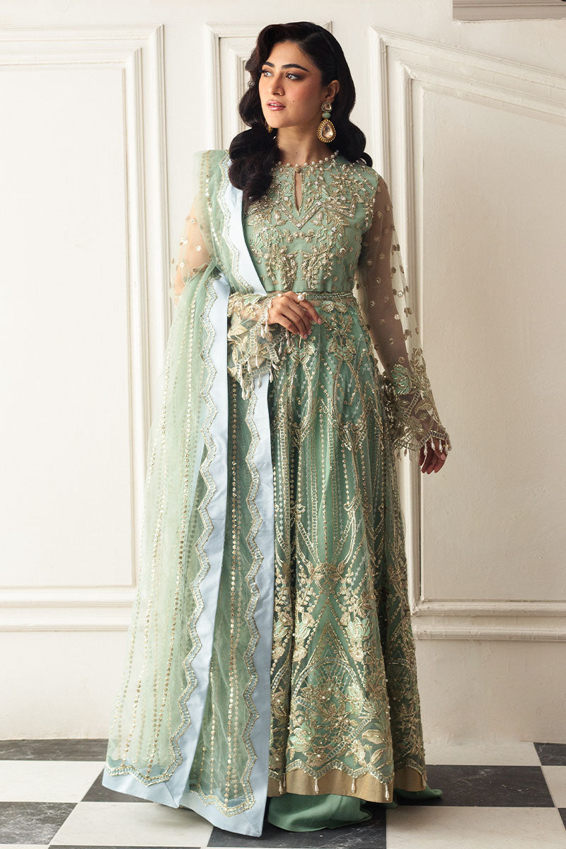 Mushq | Hemline Aura Debut Wedding Formals | PISTACHIO - Wedding Dress - Maria Faisal