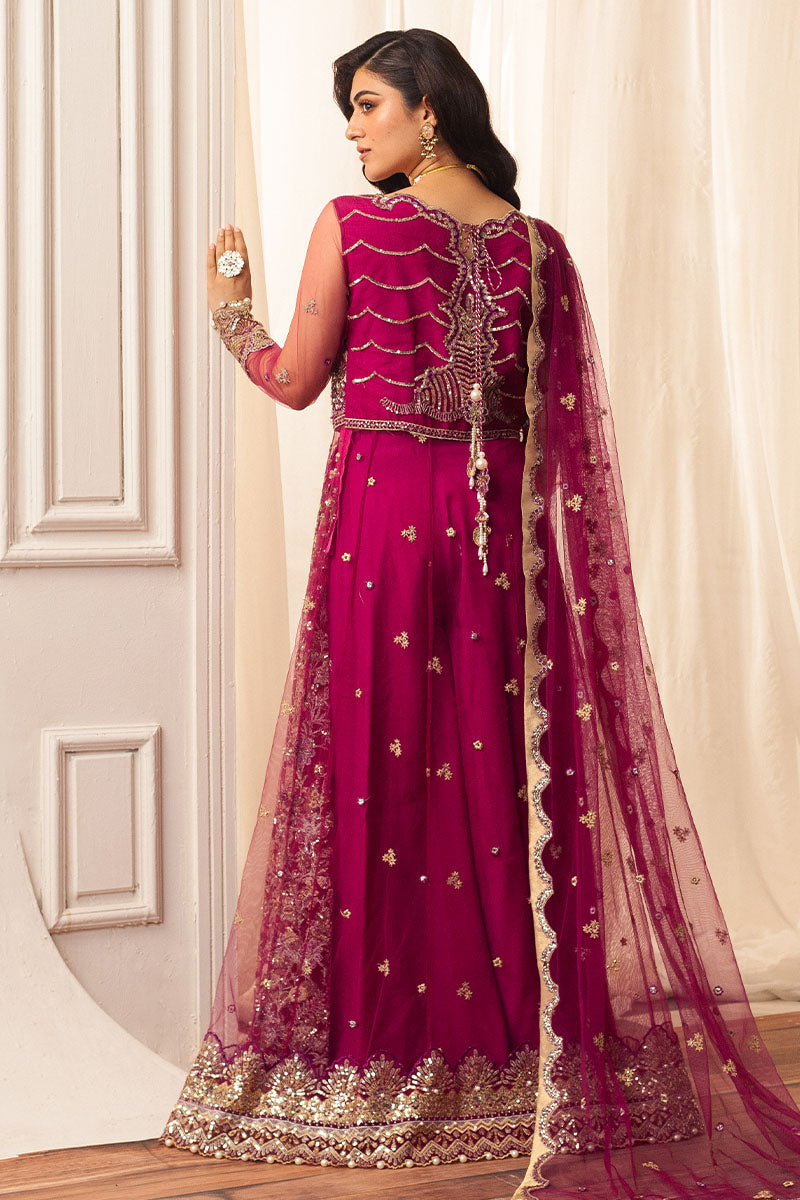 Mushq | Hemline Aura Debut Wedding Formals | FUCHSIA - Wedding Dress - Maria Faisal