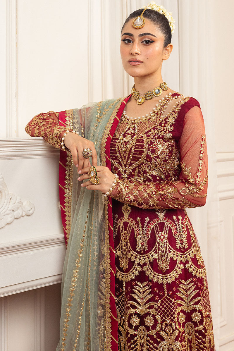 Mushq | Hemline Aura Debut Wedding Formals | SCARLET - Wedding Dress - Maria Faisal