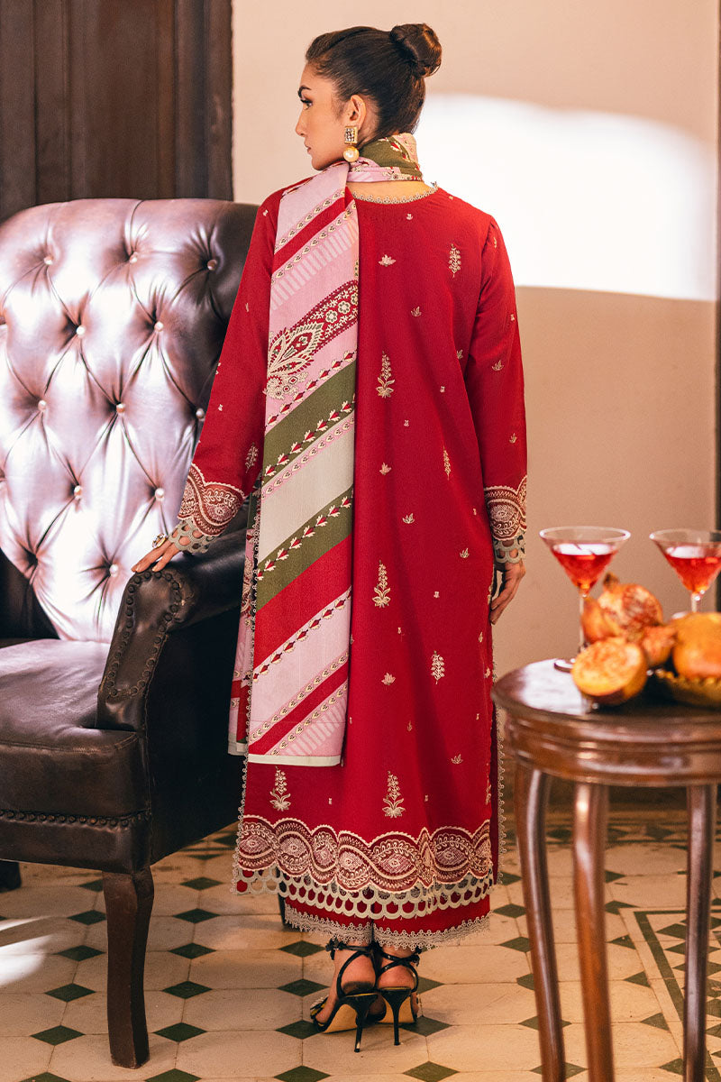 Mushq | Symphony Karandi Collection | VELVET ROSE - Designer Dress with Intricate embroidery and embellishments. Shop elegent wedding dress at Maria Faisal.