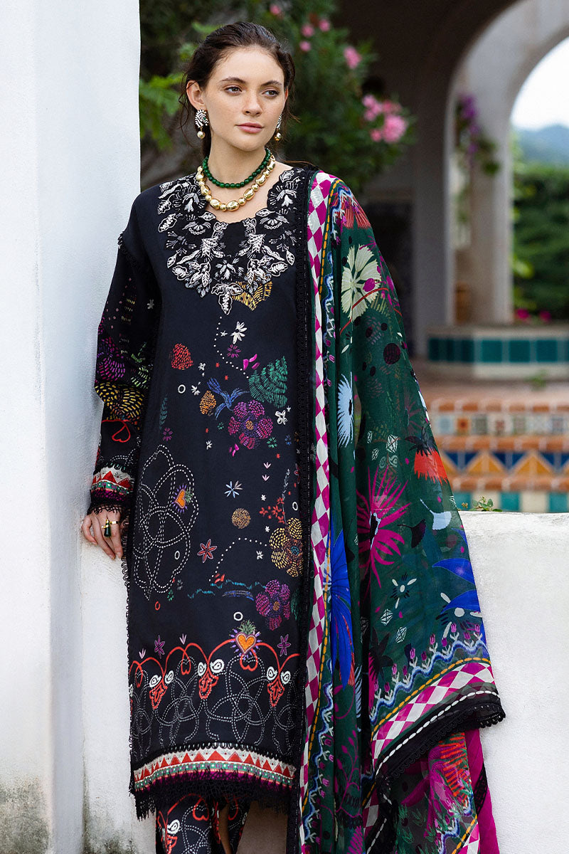 Mushq | Mirasol Printed Cambric | Medi Noche - Ladies Clothes - Maria Faisal