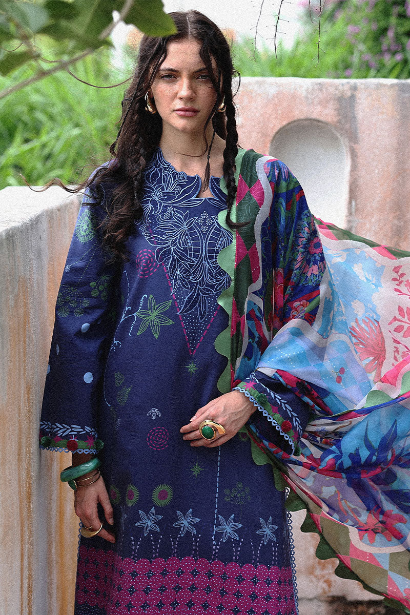 Mushq | Mirasol Printed Cambric | Amor Grito - Ladies Clothes - Maria Faisal