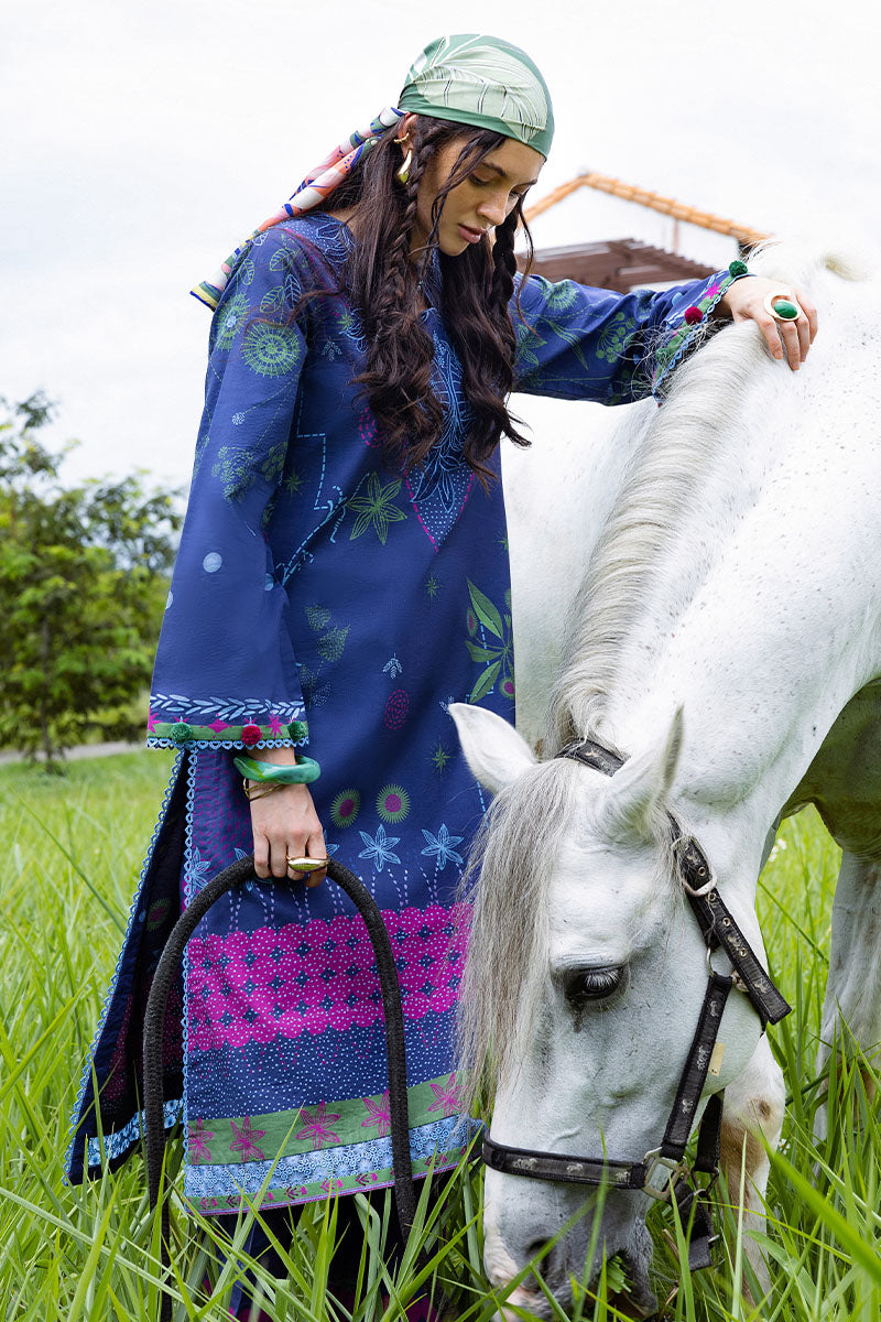 Mushq | Mirasol Printed Cambric | Amor Grito - Ladies Clothes - Maria Faisal