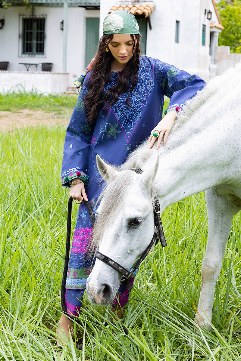 Mushq | Mirasol Printed Cambric | Amor Grito - Ladies Clothes - Maria Faisal