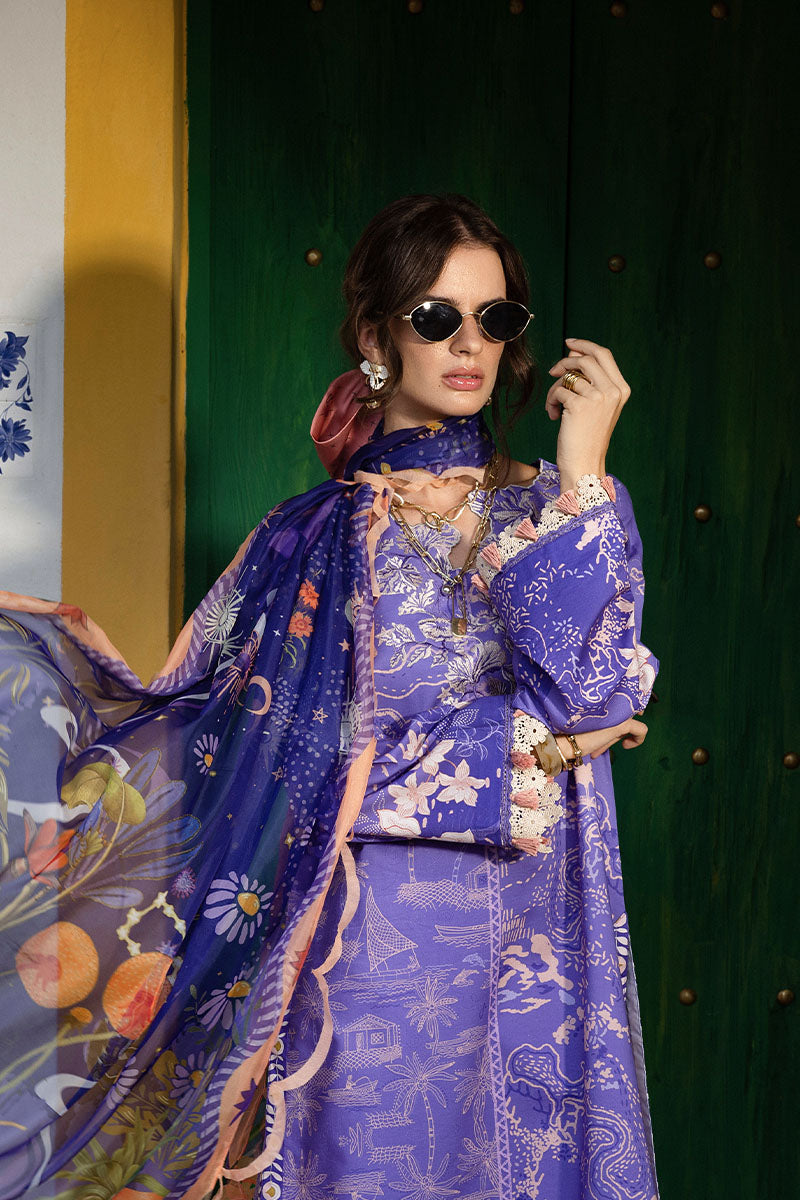 Mushq | Mirasol Printed Cambric | Alma Mia - Ladies Clothes - Maria Faisal