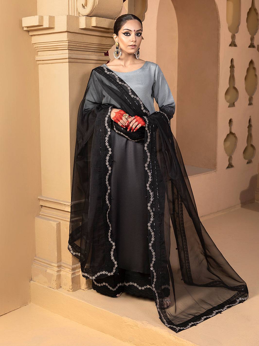 Hem Stitch | Raw Silk Edit 25 | Hazel by Maria Faisal - Registered Vendor of : Hemstitch - type : Ladies Clothes - 100% original wedding dresses