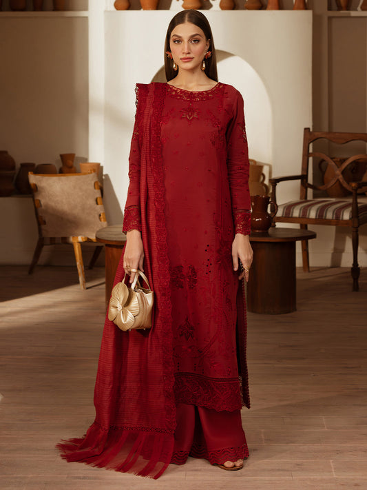 Mahnur | Florence Luxury Lawn 25 | HOORAIN by Maria Faisal - Registered Vendor of : Mahnur - type : Ladies Clothes - 100% original wedding dresses