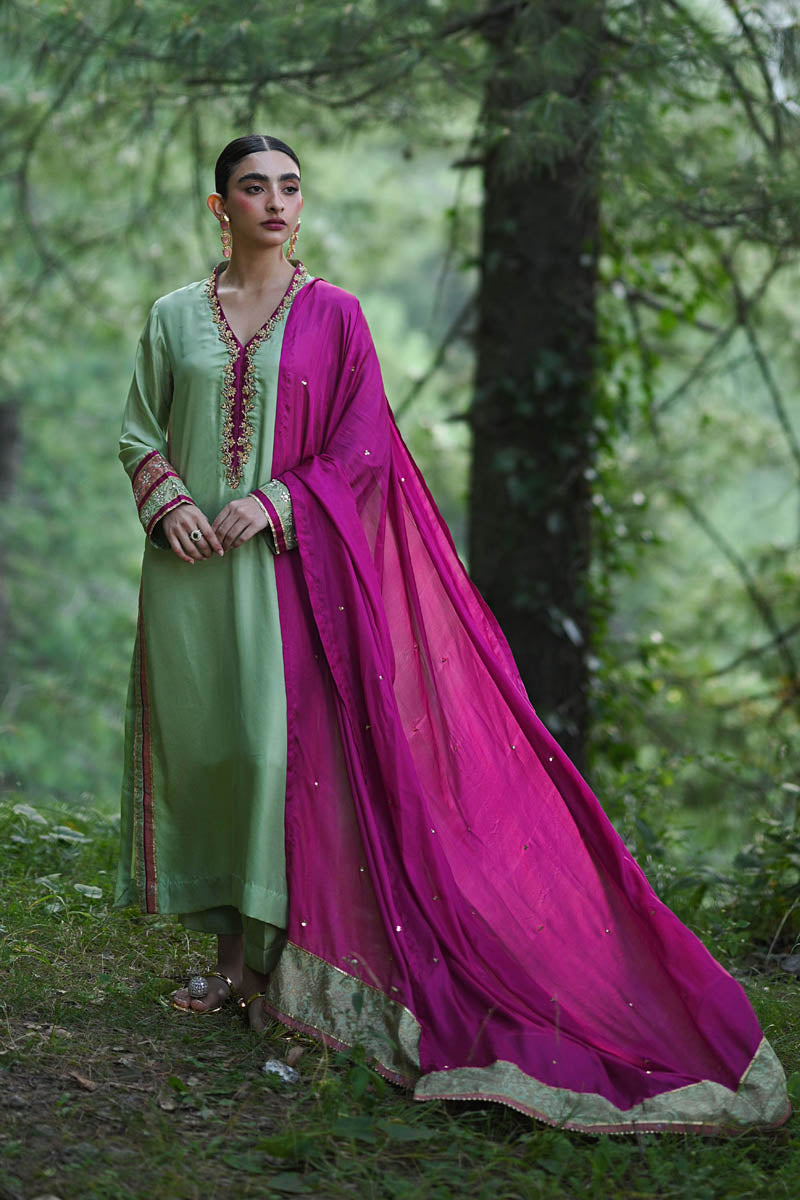 Hue Pret | Farasha Luxury Pret | Mishfa - Ladies Clothes - Maria Faisal
