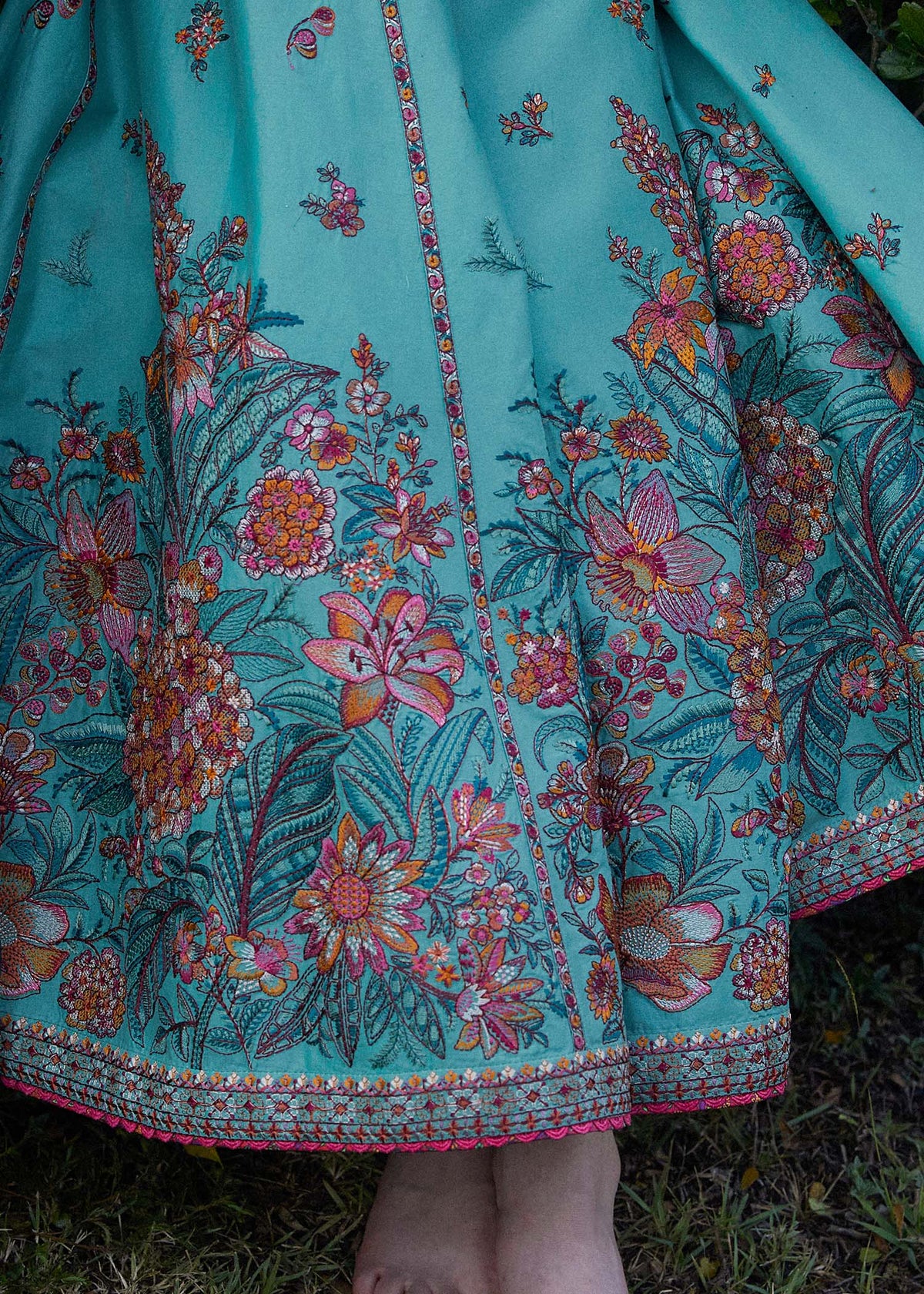 Hussain Rehar | Zaiba-Eid Lawn Collection24 | Jheel - Waniyas