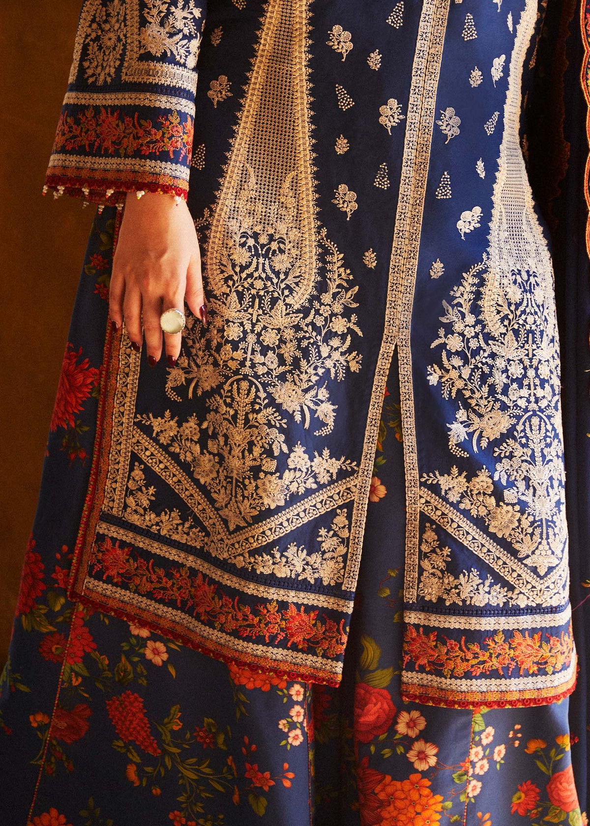 Hussain Rehar | Zaiba-Eid Lawn Collection24 | Neelofar - Waniyas