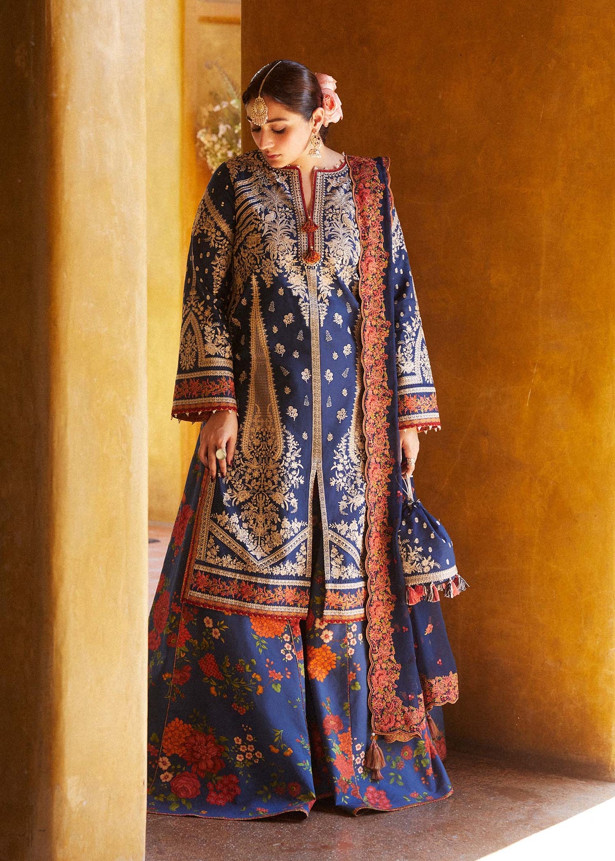 Hussain Rehar | Zaiba-Eid Lawn Collection24 | Neelofar - Waniyas