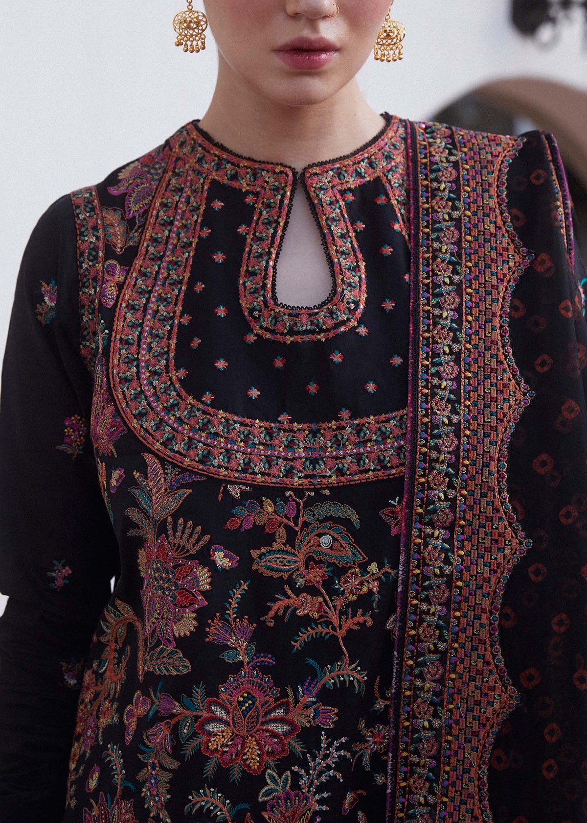 Hussain Rehar | Zaiba-Eid Lawn Collection24 | Siyaan - Waniyas