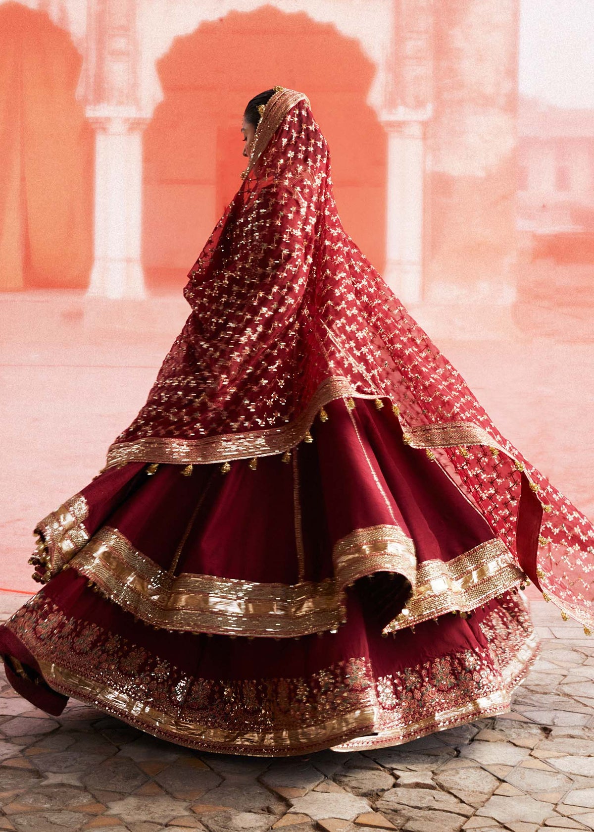 Hussain Rehar | Luxury Festive FW/24 | Kalak - Wedding Dress - Maria Faisal
