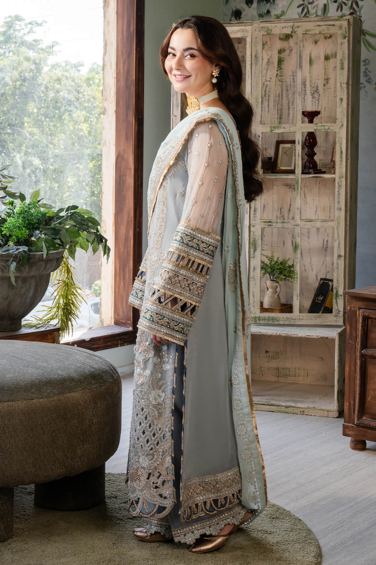 Imrozia Premium | Naina Chiffon | I-190 Rumman - Ladies Clothes - Maria Faisal